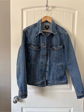 Lee Premium Quality Medium Wash Denim Jacket Size Medium